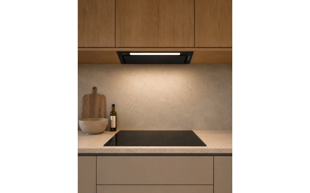 Sirius SM913BK 52 см – черен аспиратор за пълно вграждане, 610 м³/ч